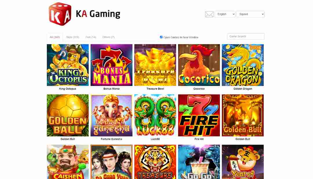 KA Gaming là nhà phát hành nổi tiếng trong lĩnh vực sáng tạo game